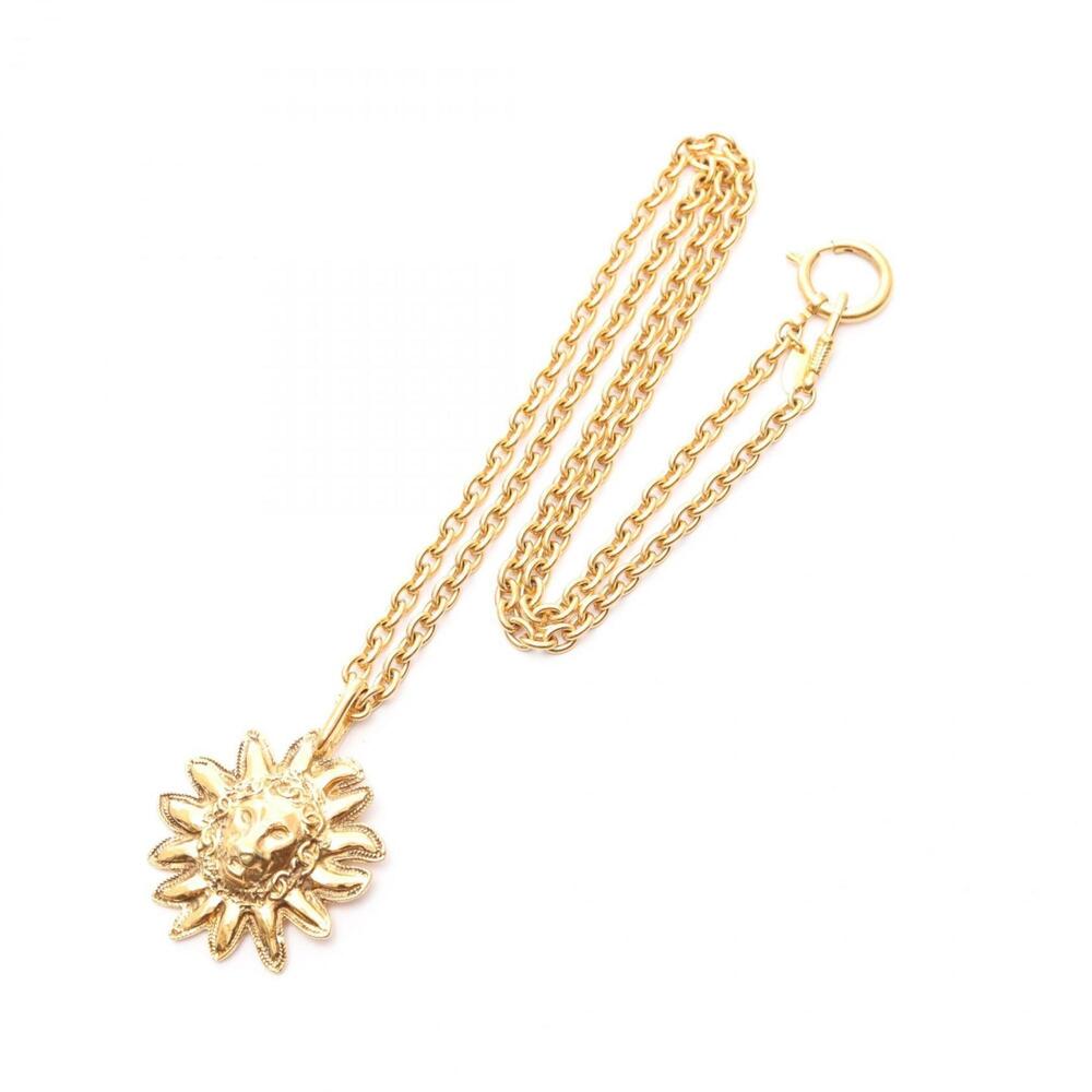 CHANEL Authentic Gold Logo Necklace - Picture 3 of 7